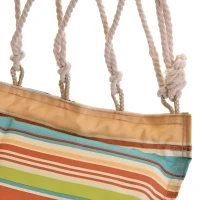 Outsunny® Wiszący Fotel z Poduszką Bardzo Wygodny Trwały Bardzo Lekki Łatwy do Przenoszenia(m-9)