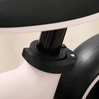 AIYAPLAY Bicicleta sem Pedais para Crianças acima de 18 Meses com Assento Ajustável em 30-36,5 cm Rodas de Ø19 cm 66,5x34x46,5 cm Rosa(m-9)