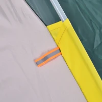 Namiot kempingowy dla 3-4 osób kopuła poliester zielony Outsunny(m-9)