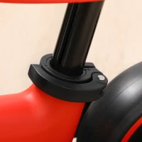 AIYAPLAY Bicicleta sem Pedais para Crianças acima de 18 Meses com Assento Ajustável em 30-36,5 cm Rodas de Ø19 cm 66,5x34x46,5 cm Vermelha(m-9)