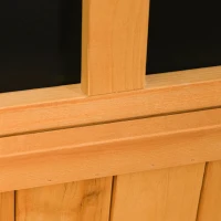 Outsunny Gartenbox, Kissenbox, Aufbewahrungsbox, Aufbewahrungsbox, Gartentruhe, wetterbeständig, Massivholz, 127 x 56 x 60 cm Gelb(m-8)