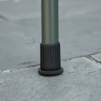 Outsunny houtskoolgrill antislip campinggrill met grillrooster clip grillrooster(m-8)