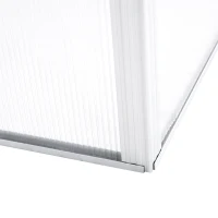 Outsunny szklarnia aluminiowa inspekt skrzynia inspektowa cieplarnia uprawa szklarnia(m-9)