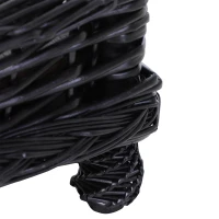 PawHut sezlong animale de companie, 69x42x33cm, negru(m-9)