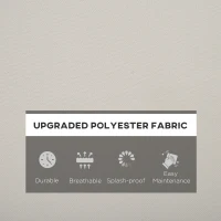 Outsunny Outdoor Cushion Pad Set for Rattan Furniture, 7 Piece Garden Furniture Cushions, Patio Conversation Set Cushions, Lightweight and Durable, Cream(m-4)