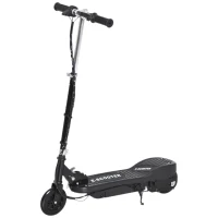 HOMCOM Folding Kids Electric Scooter Ride on Toy, Age 7-14-Black(m-1)