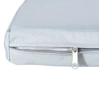 Outsunny Outdoor Seat Cushion Pads for Rattan Furniture, 3 PCs Garden Furniture Cushions, Grey(m-9)