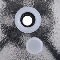 Balkontafel tuin bijzettafel tuinmeubelen terrastafel met parasolgat(m-4)