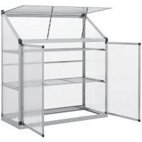 Outsunny Aluminium Kas 129.5cm x 58cm x 140.5cm(m-1)