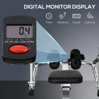 Homcom Aparat Vaslit – Pliabil cu 4 Niveluri Rezistenta & Monitor(m-5)