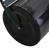 Gazonwals met U-handgreep tuinwals tuinroller vulling 60 l water/zand metaal(m-7)