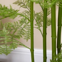 HOMCOM Plante decorative artificiale  Feriga Asparagus in ghiveci Plante false pentru decor interior, exterior, 155 cm(m-9)