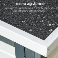 PawHut Conejera de Madera Exterior de 2 Niveles Jaula Grande para 2-4 Conejos con Techo Asfáltico Puertas con Cerradura Bandejas Extraíbles y Rampa 145x48x108 cm Gris y Blanco(m-5)