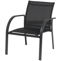 Conjunto Set Muebles de Jardín para Interiores y Exteriores 4 Piezas Incluye Una Mesa 84x44x36cm Dos Sillones 67x60x76 cm y Una Sofá 67x110x76 cm Estilo Elegante Negro(m-5)