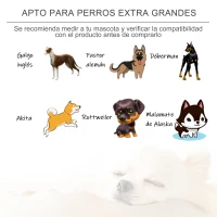 PawHut Cama Elevada para Mascotas Perros Gatos Tela Transpirable con Almohada Extraíble Exterior Interior Jardín Terraza 122x72x30 cm Negro(m-7)