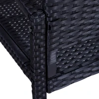 Outsunny poly-rotan tuinbank(m-9)