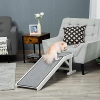 PawHut oprit voor huisdieren met antislip tapijt 12,5 cm x 40 cm x 35,5 cm(m-10)