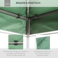 Outsunny vervangingsdak 300 cm x 400 cm(m-6)