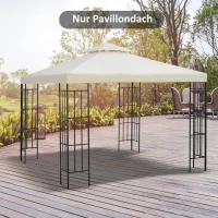 Vervangend dak voor metalen tuinpaviljoen paviljoen partytent tuintent 3x3 / 3x4m(m-10)