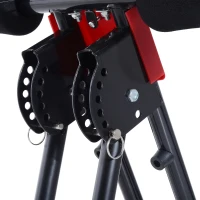 HOMCOM trenażer brzucha, trenażer pleców, sprzęt sportowy, urządzenie fitness, trenażer mięśni, wyświetlacz LCD, nowy(m-9)