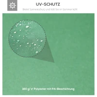 Outsunny vervangingsdak 300 cm x 400 cm(m-4)