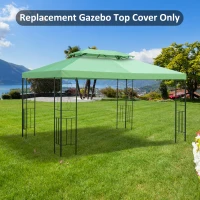 Outsunny vervangingsdak 300 cm x 400 cm(m-2)