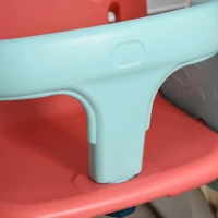 HOMCOM Tobogán y Columpio para Niños 5 en 1 con 2 Canastas Baloncesto y Portería Fútbol para Niños de 18-48 Meses Parque Infantil Interior y Exterior 220x225x110 cm Multicolor(m-9)