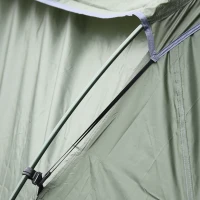 Outsunny Tenda de Campismo para 4-6 Pessoas Impermeável PU2000 com Proteção UV30+ e Bolsa de Transporte 610x385x220 cm Verde(m-8)