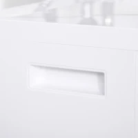 HOMCOM Small Room Air Conditioner, 5000BTU Portable ABS Air Conditioner w/ Remote Control White(m-11)