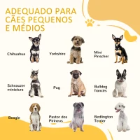 PawHut Parque para Cães de 6 Painéis com Largura Ajustável e Estrutura de Aço 82,5-150x79x101 cm Preto(m-4)