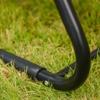 Outsunny Breathable Mesh Rocking Chair for Indoor & Outdoor Recliner Seat w/ Headrest(m-9)