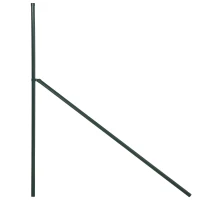 Outsunny Gartenzaun 10 x 1,5 m Volierendraht Maschendraht Drahtzaun Drahtgitter Gartenzaun Rolle Masche stark Stahl Grün(m-7)