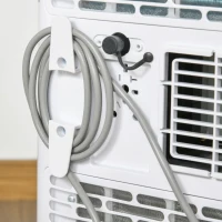 HOMCOM 10000 BTU Air Conditioning Unit, 3-in-1 Portable Air Conditioner, Dehumidifier, Cooling Fan with Remote Control, LED Display, 2 Speeds, 24H Timer, Window Venting Kit, 22m²(m-13)