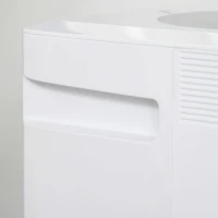 HOMCOM 7000 BTU Air Conditioner Portable AC Unit for Cooling Dehumidifying Ventilating with Remote Controller, LED Display, Timer, for Bedroom, White(m-9)