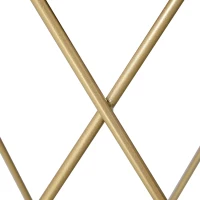 HOMCOM Kaffeetisch, Beistelltisch, Nachttisch, Couchtisch, Metall MDF der Klasse E1, Schwarz, Ø43 x 48 cm(m-9)