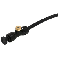 Outsunny Nebulizador de Água para Jardins Sistema de Resfriamento por Nebulização para Pátio Jardim Ar Livre 6m Preto(m-10)