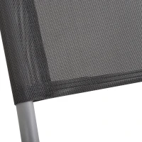 Outsunny Set of 2 Outdoor Patio Chaise Recliner Portable Lounge Chair Adjustable Backrest(m-8)