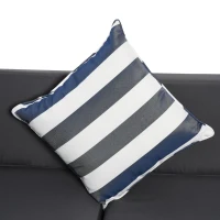 Outsunny 5 Pieces Rattan Sofa Set Wicker Sectional Furniture Cushion Grey Garden(m-8)