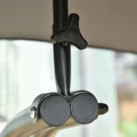 Outsunny Patio Rocking Chaise Lounge Rocking Bed with Canopy Cushion Headrest Pillow(m-12)