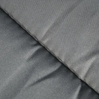 Outsunny Patio Rocking Chaise Lounge Rocking Bed with Canopy Cushion Headrest Pillow(m-11)