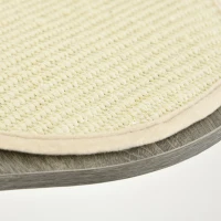 PawHut Drapak z Hamakiem, 3 Poziomy, Sznurek sizalowy, 50 cm x 34 cm x 185 cm, Szary + Naturalny(m-8)