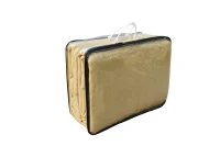 Outsunny Tenda Parasole Quadrata per Esterni in HDPE Traspirante, Protezione Raggi UV 95%, 360x360 cm(m-7)