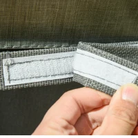 Outsunny Balancelle de Jardin 2 Places indépendantes 2 tablettes Supports Coussins Assise Dossier Grand Confort 1,7L x 1,36l x 1,7H m Acier Noir Polyester Gris(m-8)