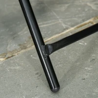 Outsunny masa pliabila pentru gradina, blat sticla, neagra(m-8)