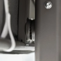 Outsunny 3 Seat Garden Swing Chair Steel Swing Bench w/ Cushions Cup Trays(m-10)