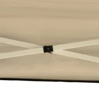 Outsunny 3 x 3M Garden Pop Up Gazebo Height Adjustable Marquee Party Tent Wedding Canopy with Carrying Bag, Black(m-10)