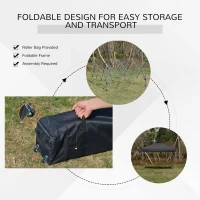 Outsunny 3 x 3m Pop Up Gazebo Black(m-5)