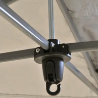 Outsunny 3 x 3m Pop Up Gazebo Black(m-12)