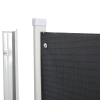 PawHut Barrera Seguridad para Niños Mascotas Valla Seguridad Infantil Retráctil Puertas Seguridad Bebe Perros Mascotas 5.5x82.5x5.5-115cm(m-9)