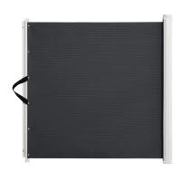 PawHut Barrera Seguridad para Niños Mascotas Valla Seguridad Infantil Retráctil Puertas Seguridad Bebe Perros Mascotas 5.5x82.5x5.5-115cm(m-1)